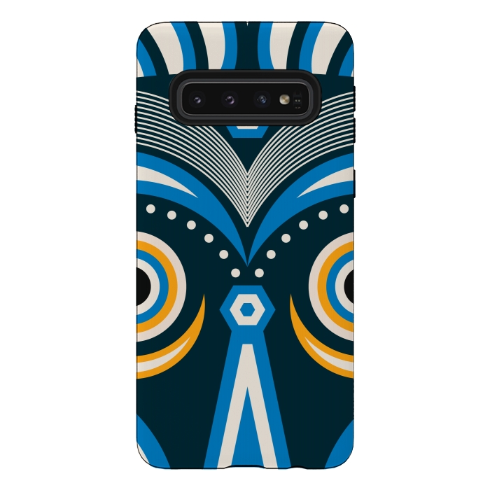 Galaxy S10 StrongFit lulua tribal mask by TMSarts