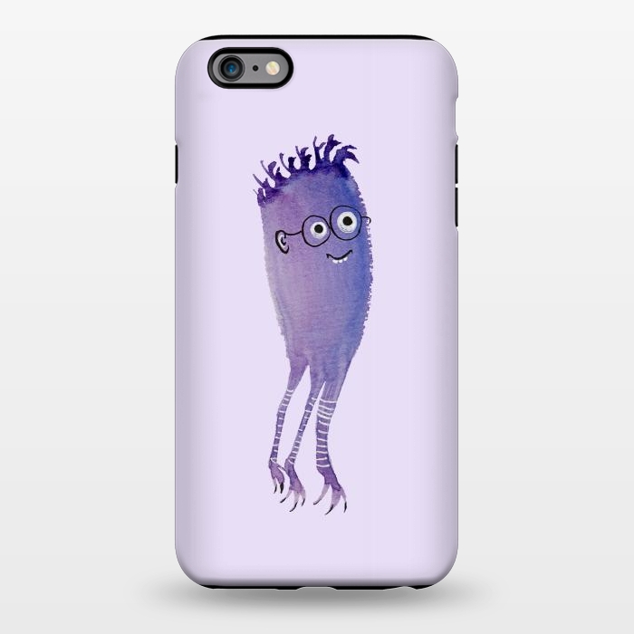 iPhone 6/6s plus StrongFit Geek Jellyfish Funny Monster With Glasses Watercolor by Boriana Giormova