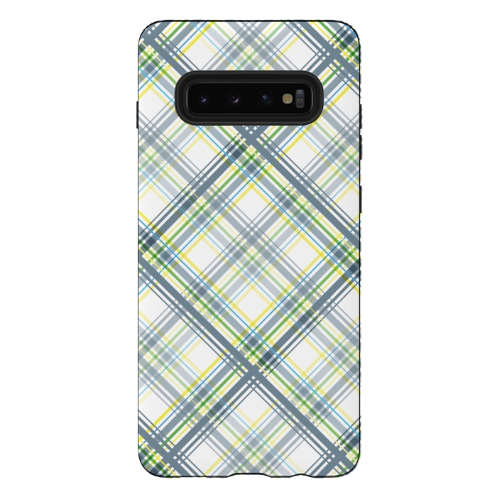 Galaxy S10 plus StrongFit Abstract Geometric Creation 3 by Bledi