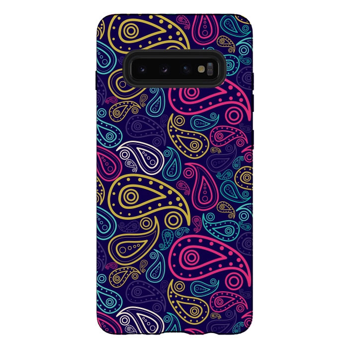 Galaxy S10 plus StrongFit Paisley by TMSarts