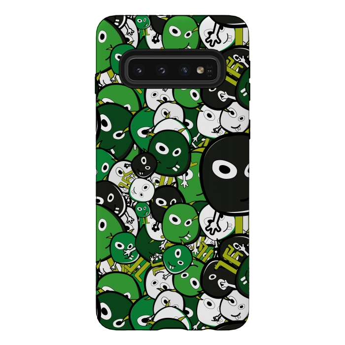 Galaxy S10 StrongFit green monsters by TMSarts