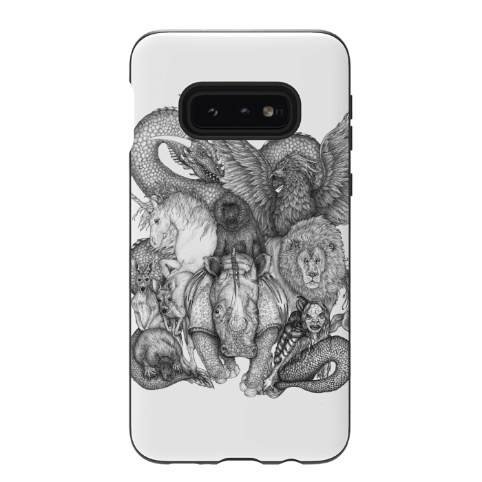 Galaxy S10e StrongFit The Impossible Menagerie by ECMazur 