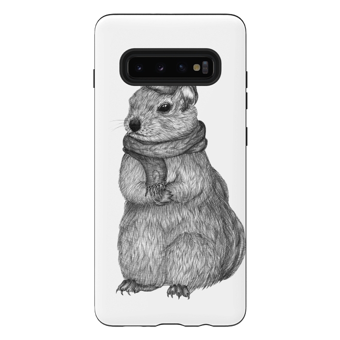 Galaxy S10 plus StrongFit Chilly Chipmunk by ECMazur 