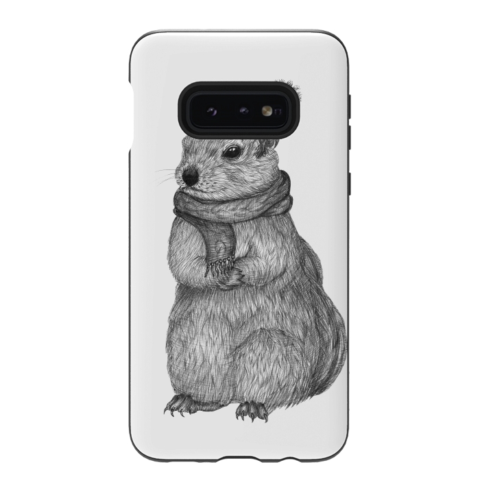 Galaxy S10e StrongFit Chilly Chipmunk by ECMazur 