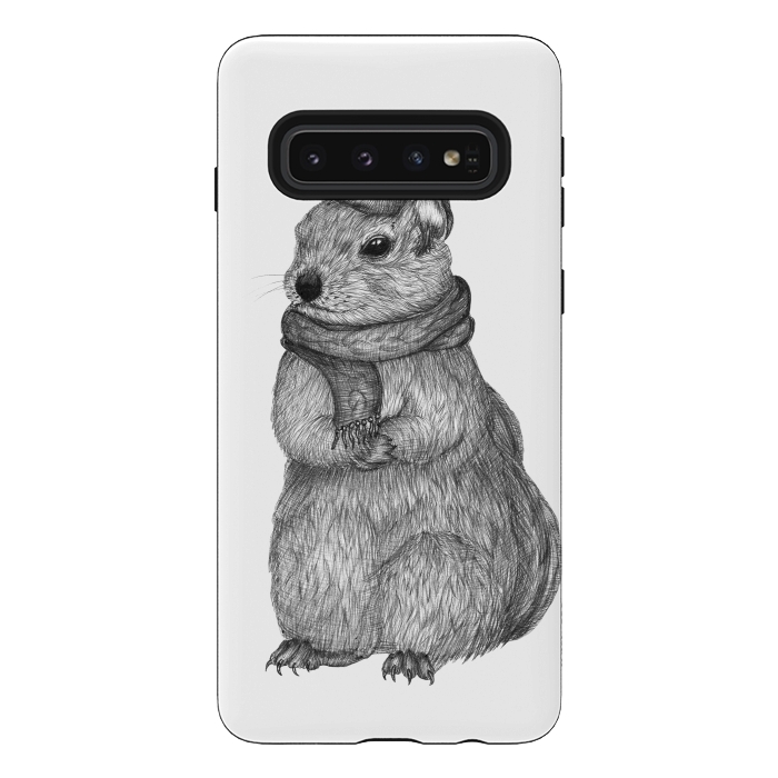 Galaxy S10 StrongFit Chilly Chipmunk by ECMazur 