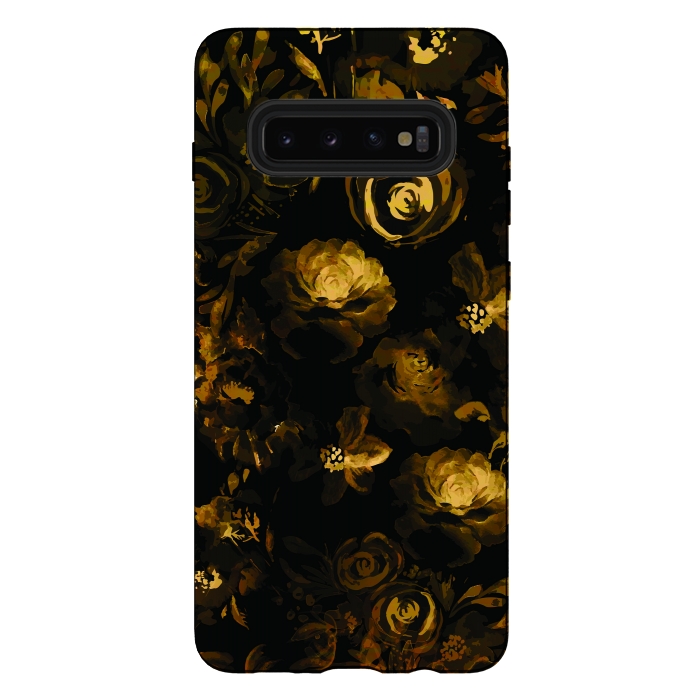 Galaxy S10 plus StrongFit Different Watercolor Roses 4 by Bledi