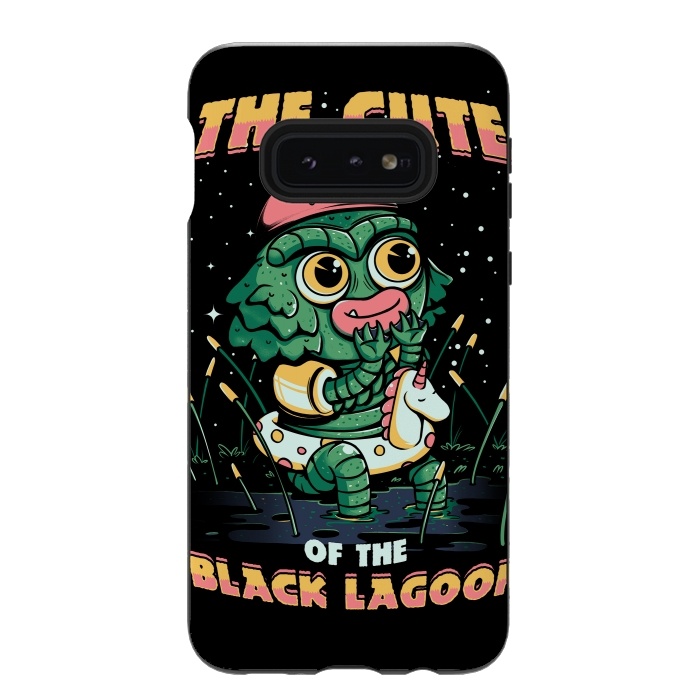 Galaxy S10e StrongFit Cute of the black lagoon! by Ilustrata