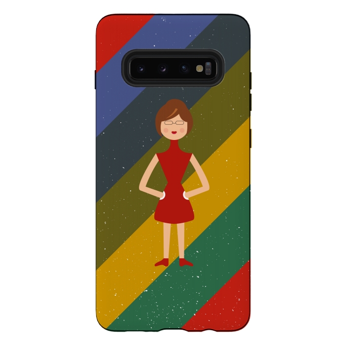 Galaxy S10 plus StrongFit fashionable girl standing by TMSarts