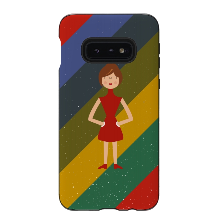 Galaxy S10e StrongFit fashionable girl standing by TMSarts
