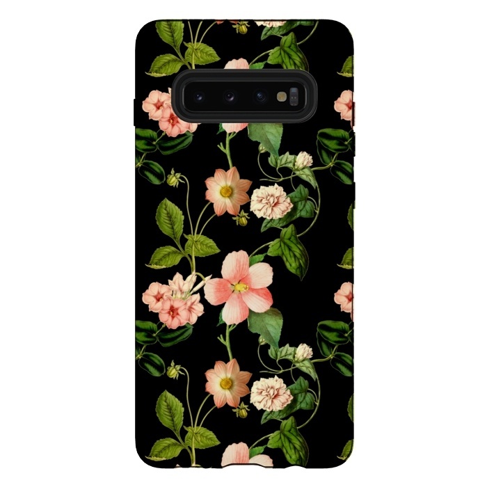 Galaxy S10 plus StrongFit Beautiful vintage flowers by  Utart