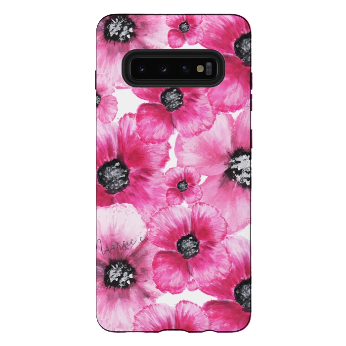 Galaxy S10 plus StrongFit Flores Fux by Camila