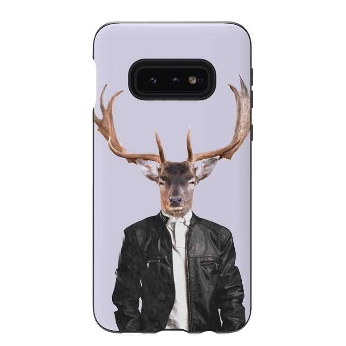 Galaxy S10e StrongFit Fashionable Deer Illustration by Alemi