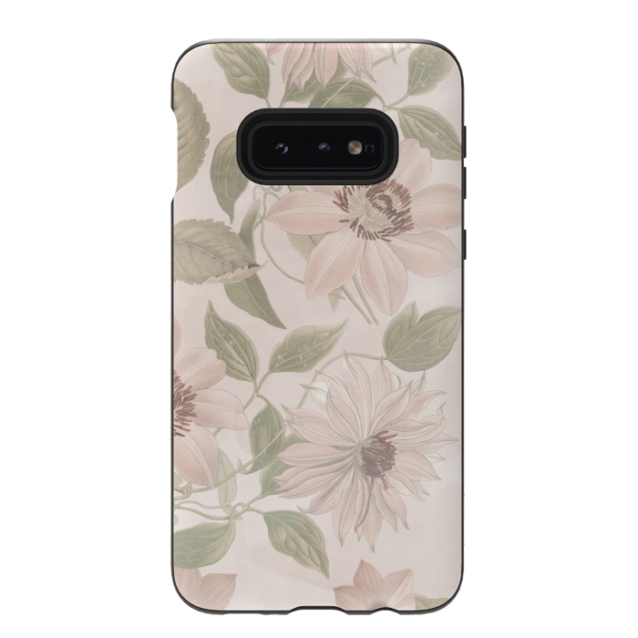 Galaxy S10e StrongFit Nostalgic Flowers by Andrea Haase