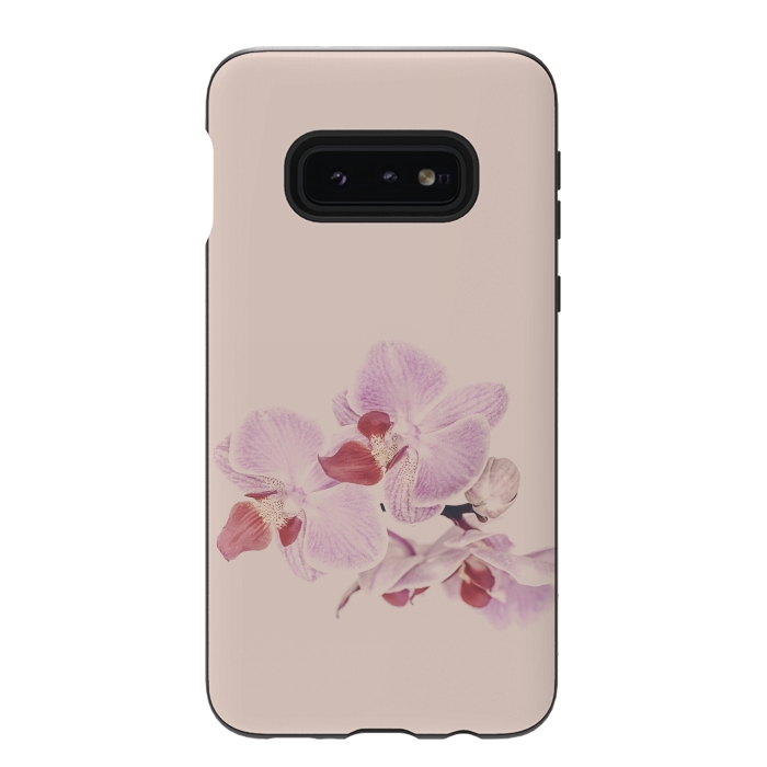 Galaxy S10e StrongFit Orchid In Soft Pastel Pink by Andrea Haase