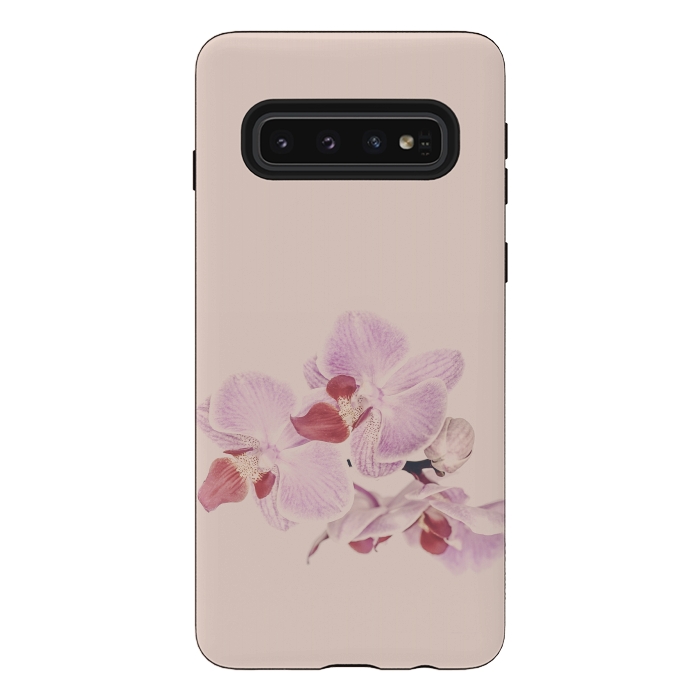 Galaxy S10 StrongFit Orchid In Soft Pastel Pink by Andrea Haase