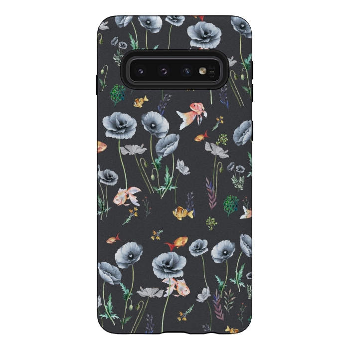 Galaxy S10 StrongFit Fishes & Garden by ''CVogiatzi.