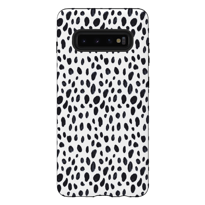 Galaxy S10 plus StrongFit Polka Dots DSN by Joanna Vog