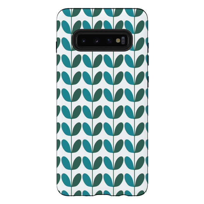 Galaxy S10 plus StrongFit Hilly Pattern by Joanna Vog