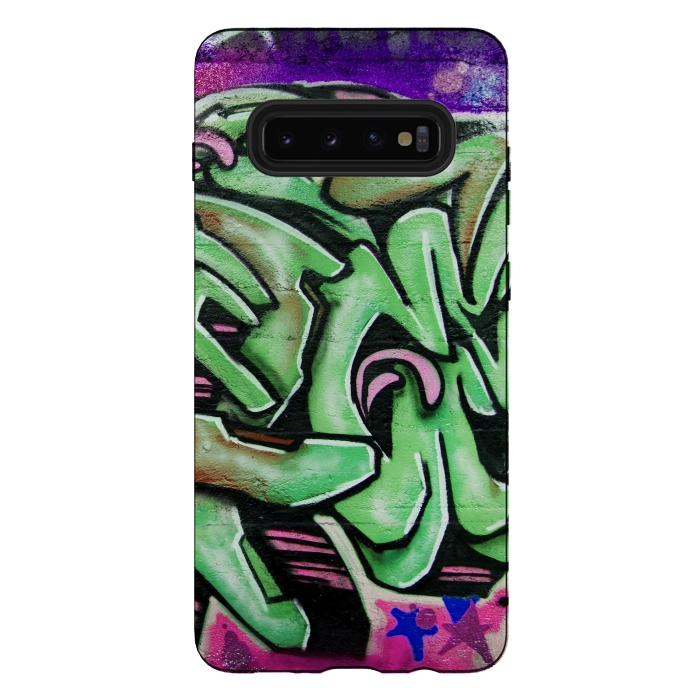 Galaxy S10 plus StrongFit Graffiti Text Street Art by Andrea Haase