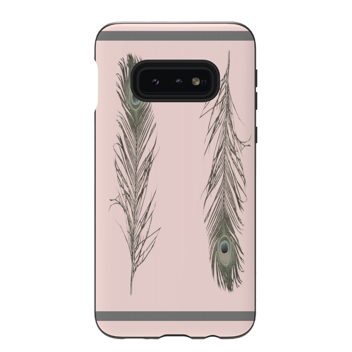 Galaxy S10e StrongFit Feather Style by Joanna Vog