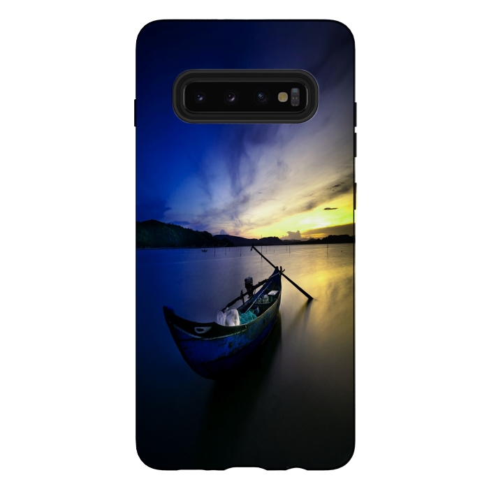 Galaxy S10 plus StrongFit Lonely Sunset by Joanna Vog