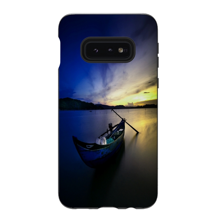Galaxy S10e StrongFit Lonely Sunset by Joanna Vog