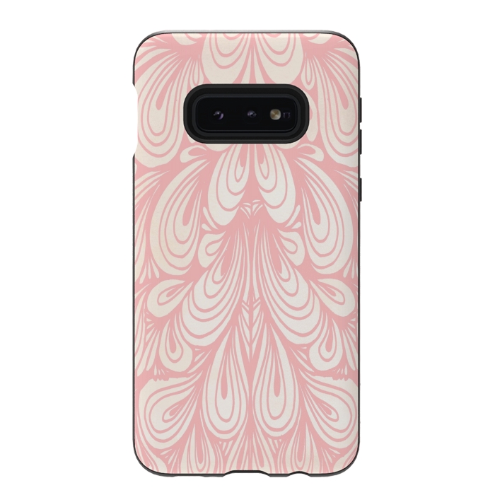 Galaxy S10e StrongFit Pink Garden by Joanna Vog
