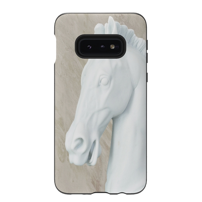 Galaxy S10e StrongFit Ancient Sculpture Horse Decor  by Joanna Vog
