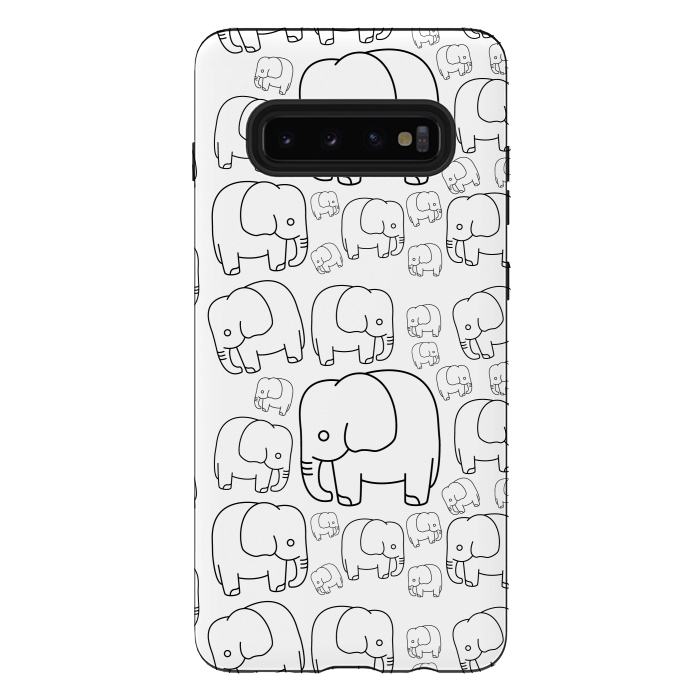 Galaxy S10 plus StrongFit draw elephant pattern by TMSarts