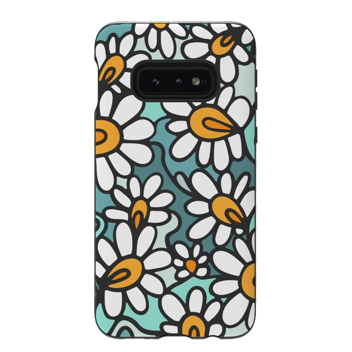 Galaxy S10e StrongFit Daisies by Majoih