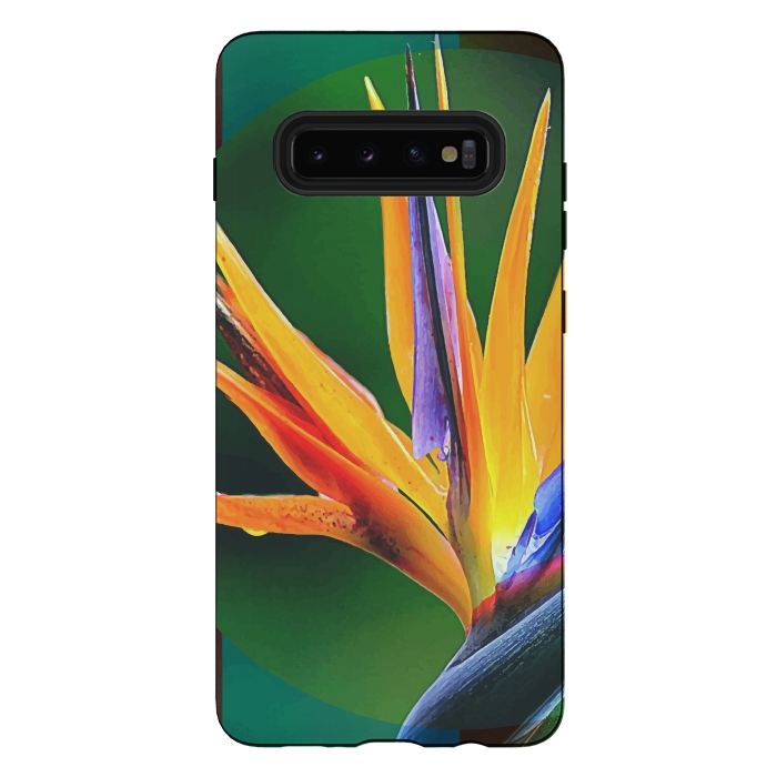 Galaxy S10 plus StrongFit Bird of Paradise by Creativeaxle