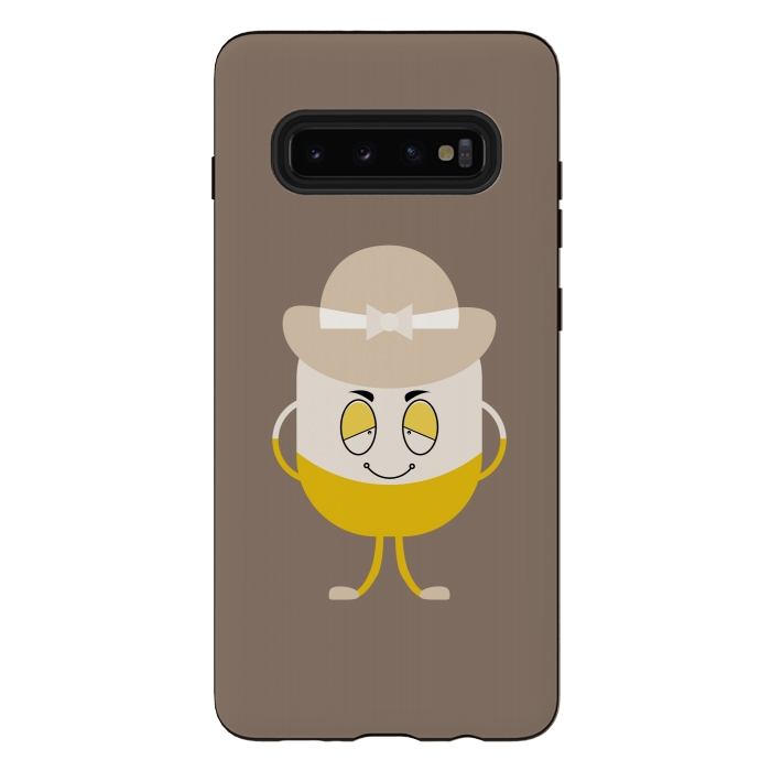 Galaxy S10 plus StrongFit cartoon cool guy by TMSarts