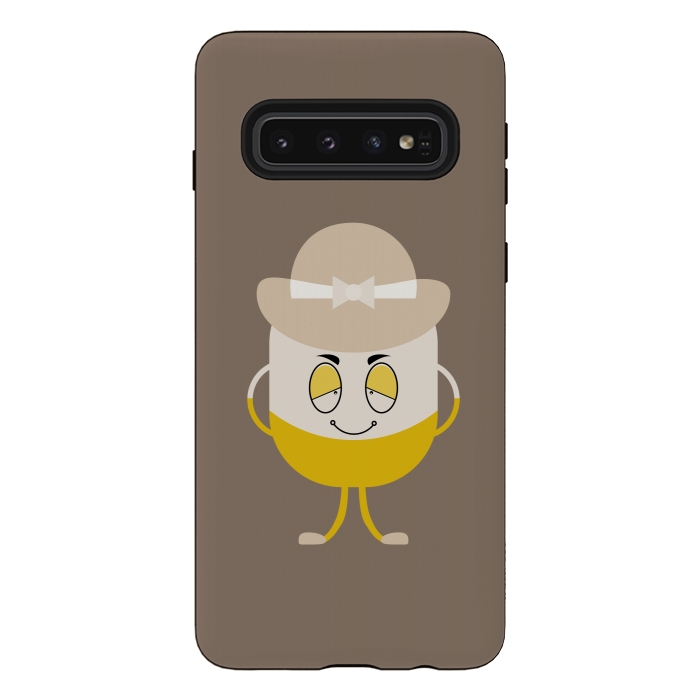 Galaxy S10 StrongFit cartoon cool guy by TMSarts