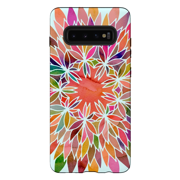 Galaxy S10 plus StrongFit Conical Mandal by Creativeaxle