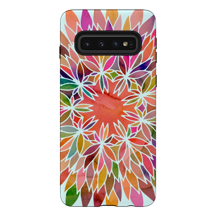 Galaxy S10 StrongFit Conical Mandal by Creativeaxle