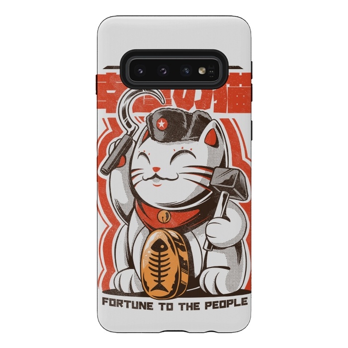 Galaxy S10 StrongFit Catnist by Ilustrata