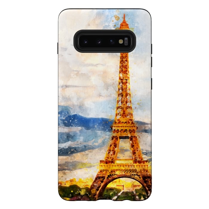 Galaxy S10 plus StrongFit Eiffel Tower by Creativeaxle