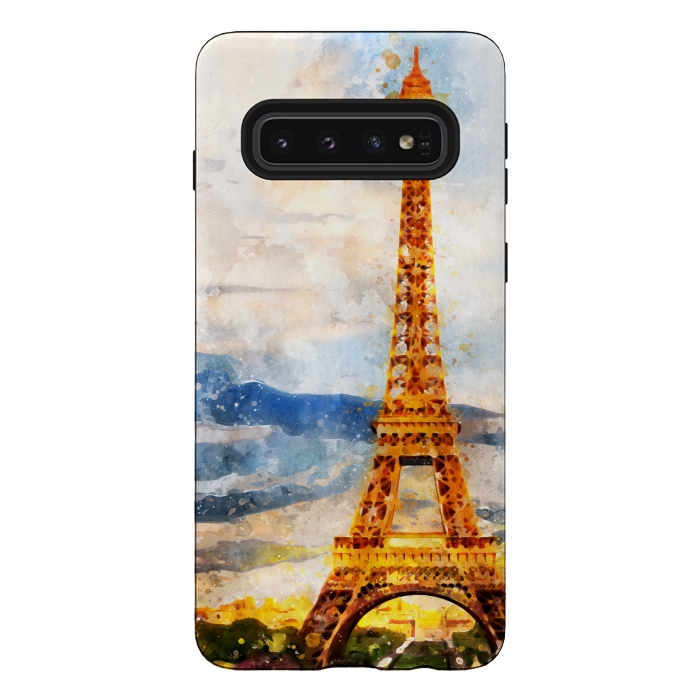 Galaxy S10 StrongFit Eiffel Tower by Creativeaxle