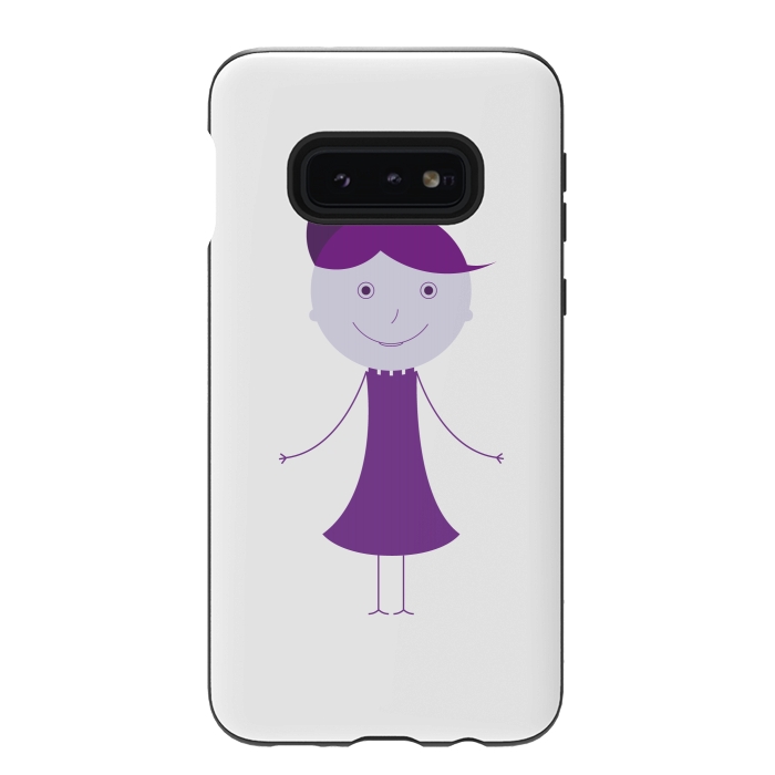 Galaxy S10e StrongFit purple girl by TMSarts