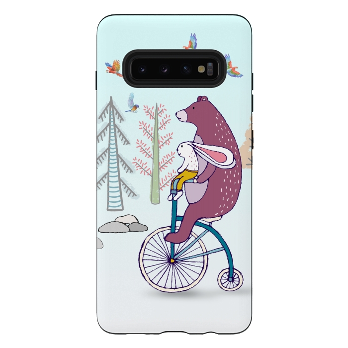 Galaxy S10 plus StrongFit Bear Suffer by Creativeaxle