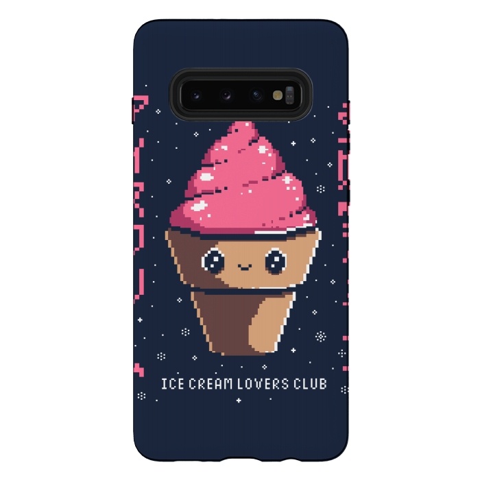 Galaxy S10 plus StrongFit Ice cream lovers club by Ilustrata