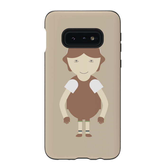 Galaxy S10e StrongFit little brown girl by TMSarts