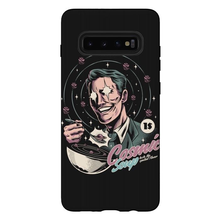 Galaxy S10 plus StrongFit Cosmic Soup by Ilustrata
