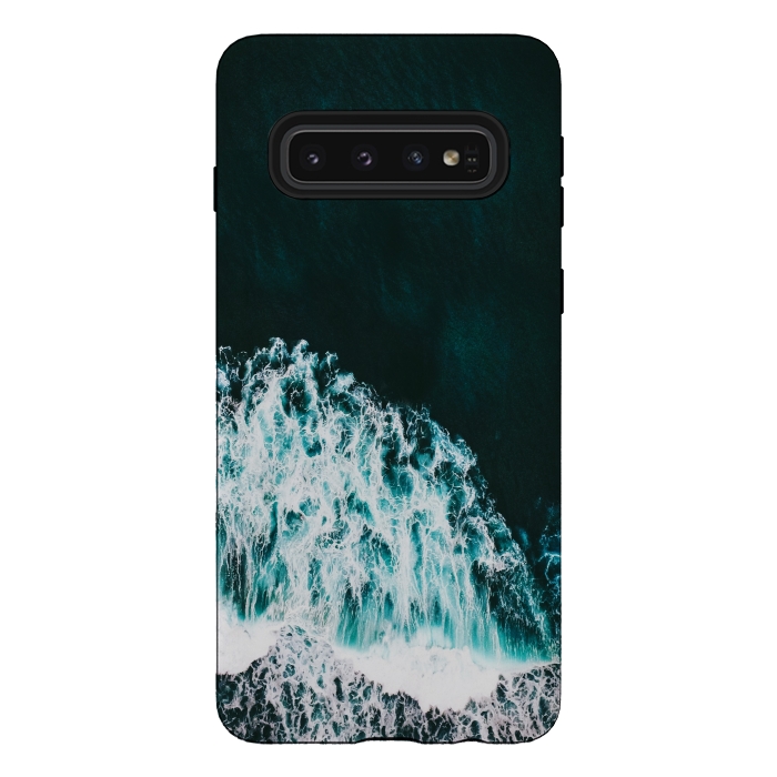 Galaxy S10 StrongFit WaVes Land by Joanna Vog