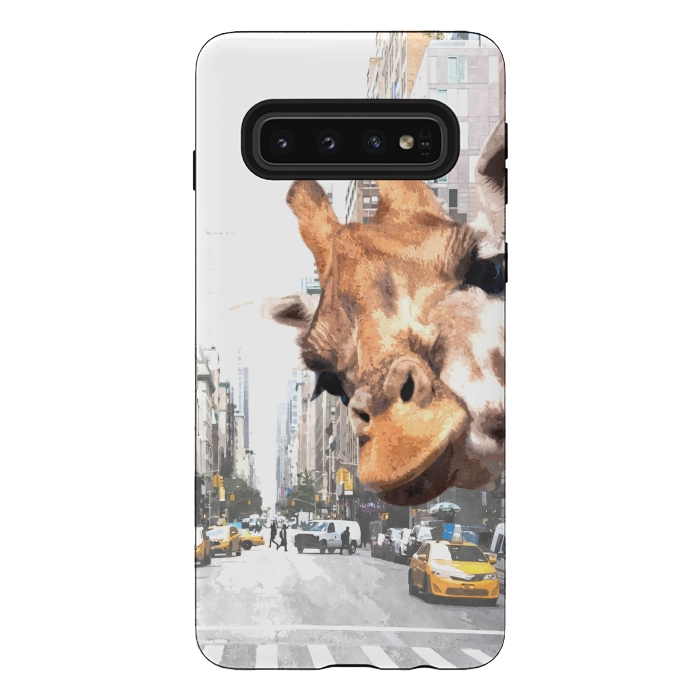 Galaxy S10 StrongFit Selfie Giraffe in NYC by Alemi