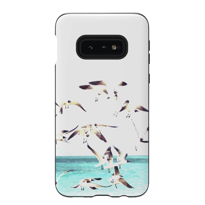 Galaxy S10e StrongFit Seagulls by Alemi