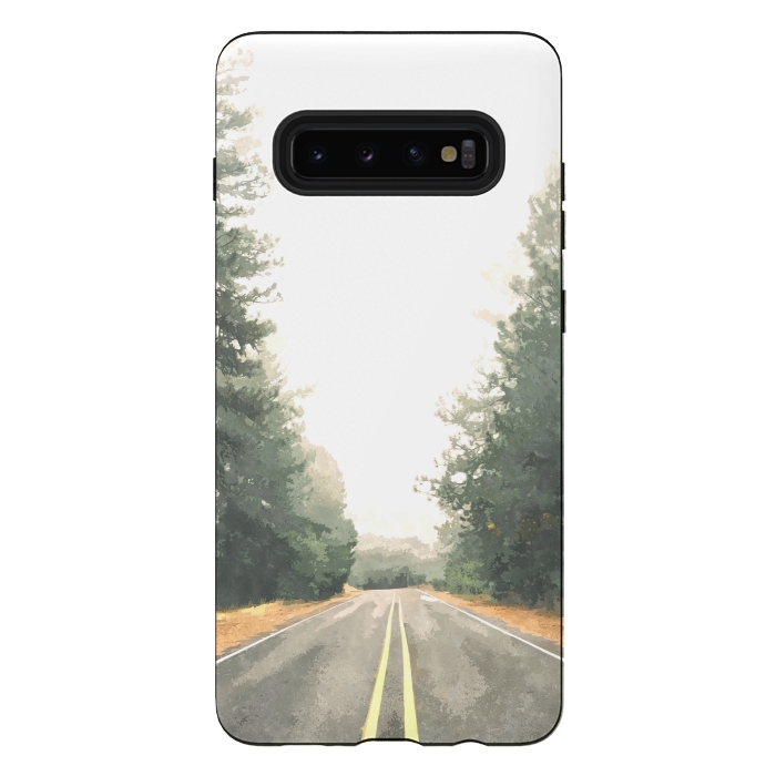 Galaxy S10 plus StrongFit Road Illustration by Alemi