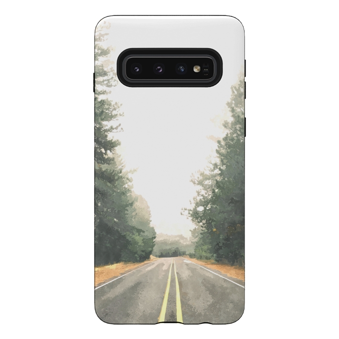 Galaxy S10 StrongFit Road Illustration by Alemi