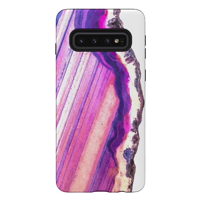 Galaxy S10 StrongFit Violet Agate Illustration by Alemi