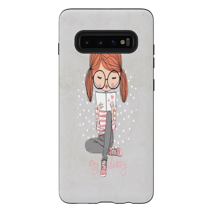 Galaxy S10 plus StrongFit My Diary by Joanna Vog